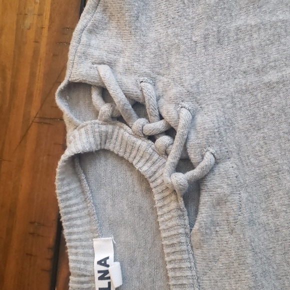 LNA braided neckline pullover - Picture 2 of 5